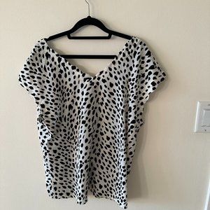 Express Leopard Print Top